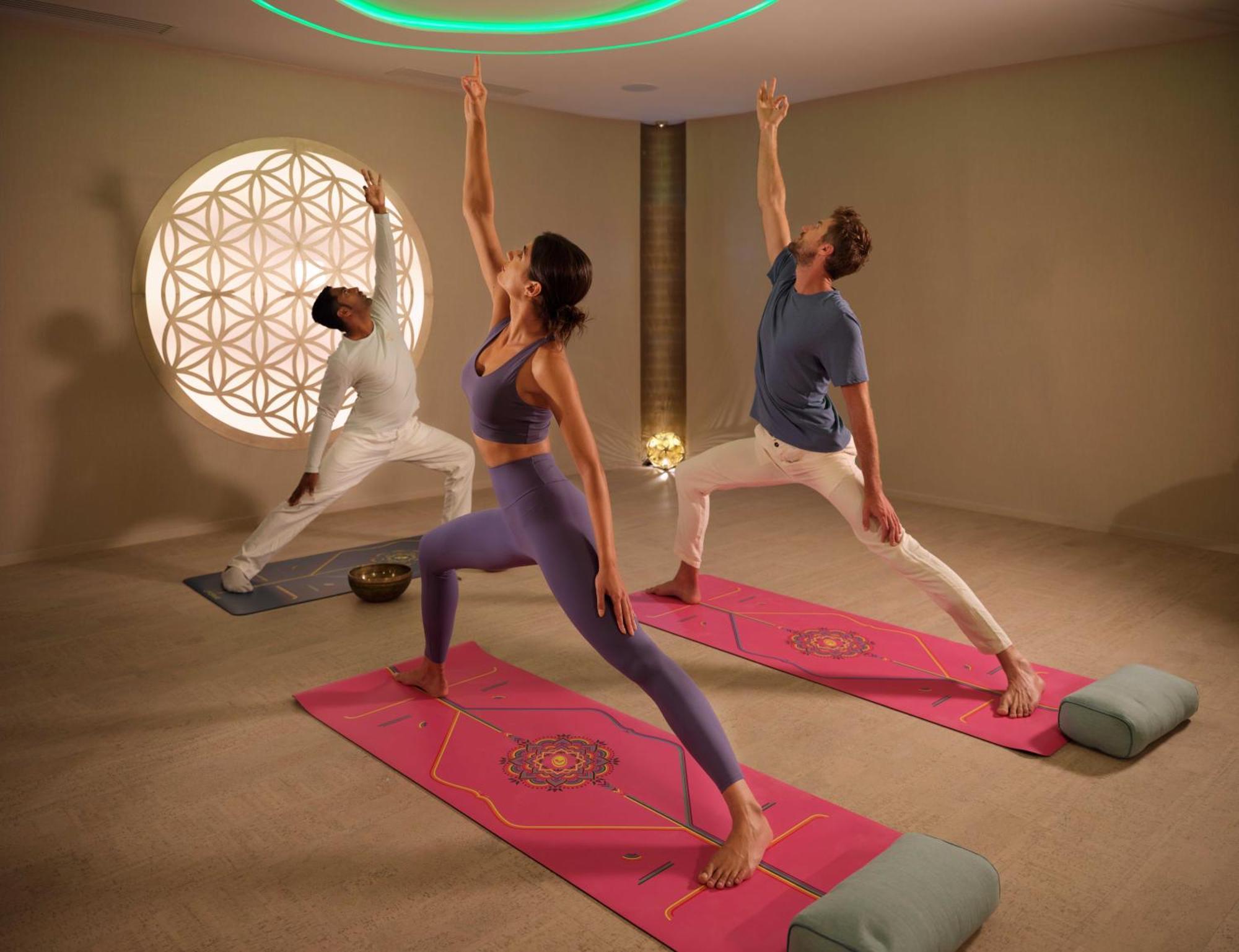 Casa Timis - Wellness & Spa Resort Chitorani Exterior photo A yoga class at the Bvlgari Spa